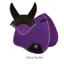 Woof Wear saddle pad and fly veil set in ultra violet